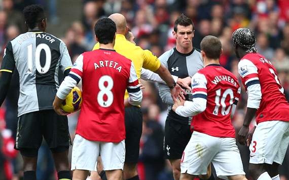 Gareth Bale:Tottenham Hotspur,Jack Wilshere:Arsenal