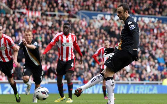 EPL: Dimitar Berbatov, Sunderland v Fulham