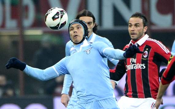 Hernanes, Giampaolo Pazzini - Milan-Lazio