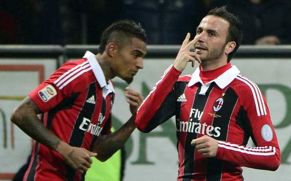 Kevin Prince Boateng, Giampaolo Pazzini - Milan-Lazio