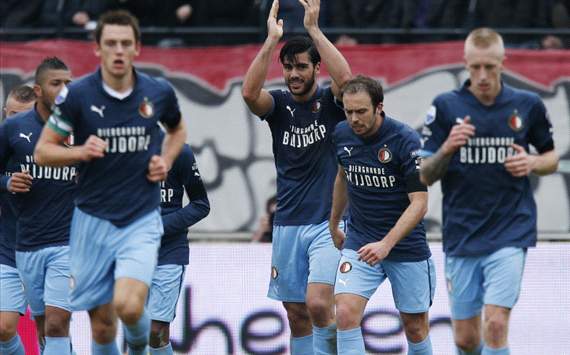Feyenoord viert feest, NEC - Feyenoord