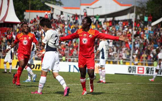 Edward Wilson Junior - Semen Padang (GOAL.com/Muhammad Fitrah)