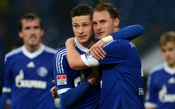 Julian Draxler and Benedikt Hoewedes - Schalke