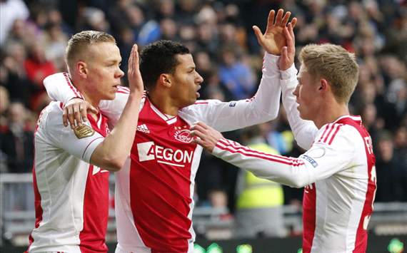Sigthórsson, Van Rhijn, Fischer, Ajax - PEC Zwolle
