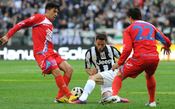 Lucas Castro, Claudio Marchisio, Pablo Alvarez - Juventus-Catania