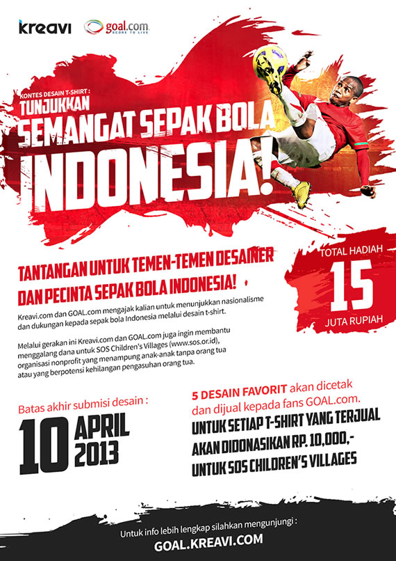 20 Karya Terbaik Kontes Desain T-Shirt GOAL.com Indonesia