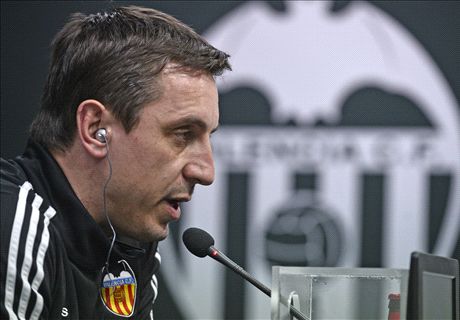 Angry Valencia fans turn on Neville