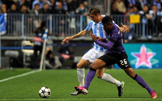 Málaga-Oporto, Champions League
