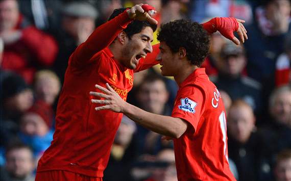 Luis Suárez, Philippe Coutinho - Liverpool