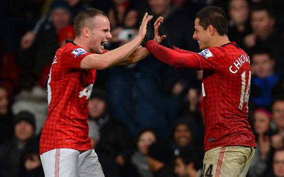 Javier Hernandez, Tom Cleverley, Manchester United