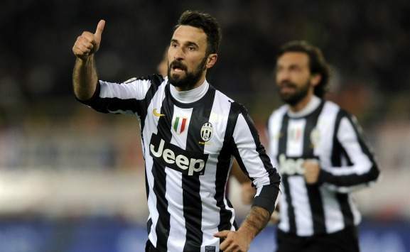 Vucinic in Bologna-Juventus (Serie A)