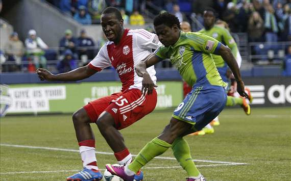 Obafemi Martins, Seattle Sounders FC; Andrew Jean-Baptiste, Portland Timbers; MLS