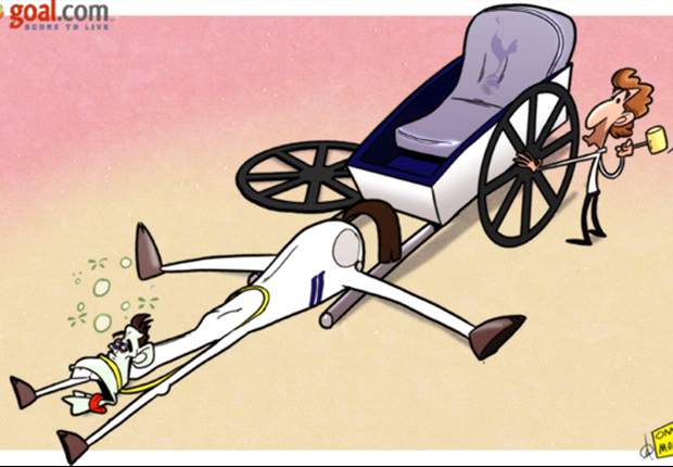 Cartoon - Tottenham a perdu une roue