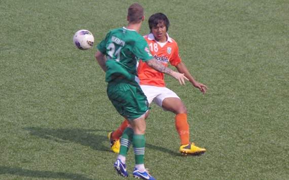 John Wilkinson, Rojen Singh, Salgaocar FC vs Sporting Clube de Goa, I-League
