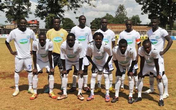 Thika United squad before a league match.