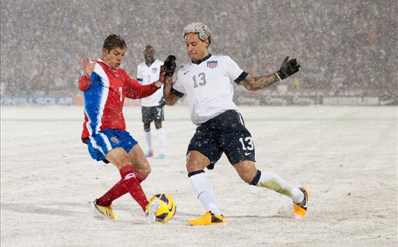 Jermaine Jones, USA; Cristian Gamboa, Costa Rica; World Cup qualifier