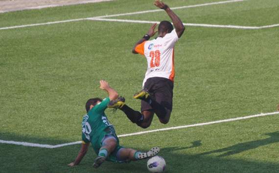 Luciano Sobrosa, ND Opara, Salgaocar FC vs Mumbai FC, I-League
