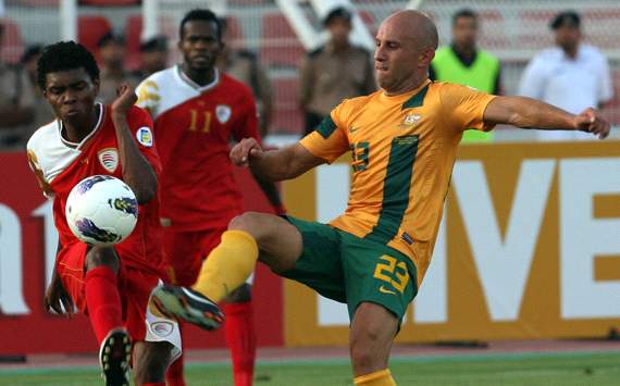 Raed Ibrahim - Oman - Mark Bresciano - Australia - Socceroos