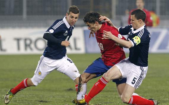 FIFA 2014 World Cup Qualifier - Serbia v Scotland, Gary Caldwell, James McArthur