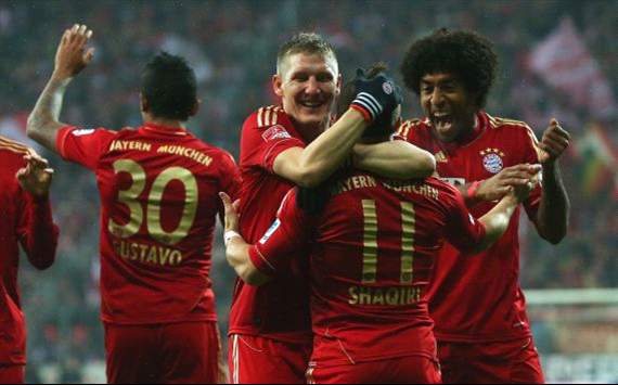 Bayerns Torjubel gegen den HSV
