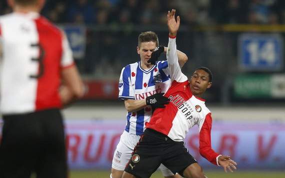 sc Heerenveen - Feyenoord, Jean-Paul Boetius vs. Jukka Raitala