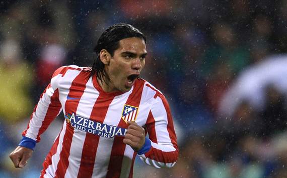 Radamel Falcao Atletico Madrid 1-1 Valencia