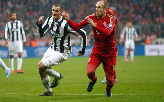 Chiellini & Robben - Bayern-Juventus