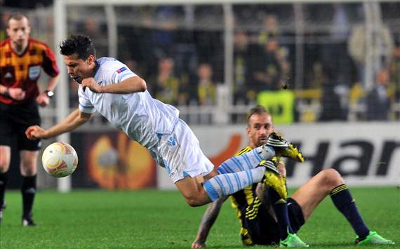 UEFA Europa League: Raul Meireles (Fenerbahce) - Hernanes (Lazio)