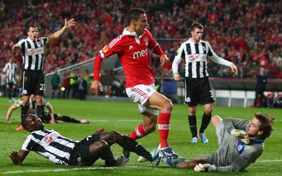 UEFA Europa League QF - Benfica v Newcastle United, Rodrigo, Mapou Yanga-Mbiwa, Tim Krul