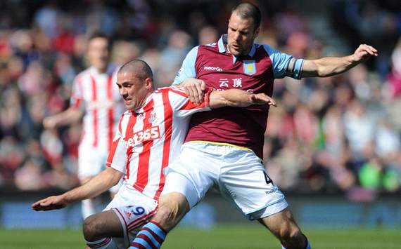 EPL; Ron Vlaar; Jonathan Walters; Stoke City v Aston Villa