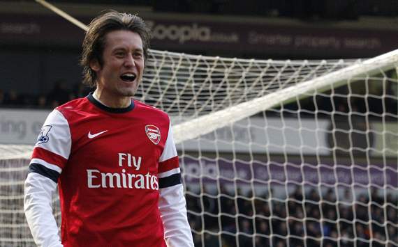 EPL: Tomas Rosicky, West Bromwich Albion vs Arsenal