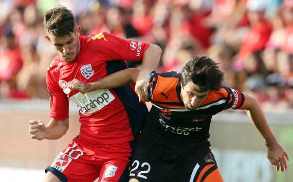 A-League - Adelaide United v Brisbane Roar
