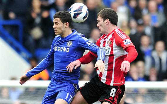 EPL: Eden Hazard - Craig Gardener, Chelsea vs Sunderland