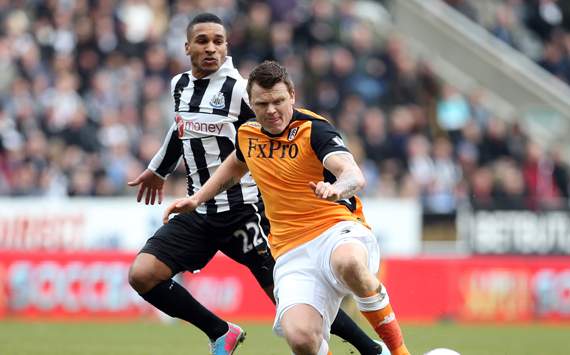 EPL - Newcastle United and Fulham, Sylvain Marveaux and John Arne Riise