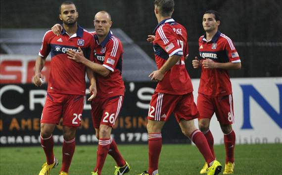 Maicon Santos, Joel Lindpere, Logan Pause - Chicago Fire, MLS
