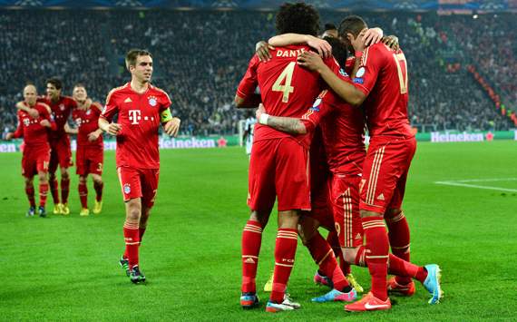 Bayern celebrating - Juventus-Bayern