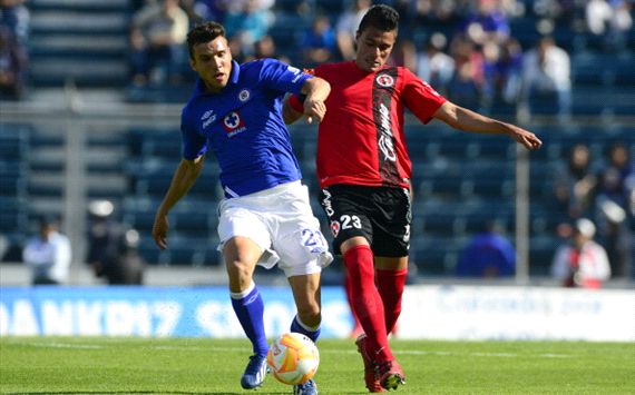 Nicolás Bertolo y Richard Ruíz en el Cruz Azul-Tijuana
