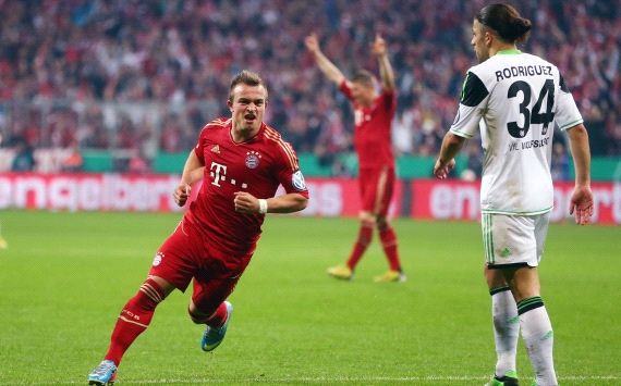 Germany, Cup, FC Bayern Munich vs. VfL Wolfsburg, Xherdan Shaqiri
