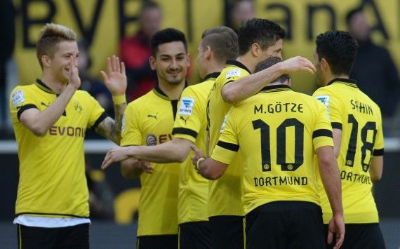 Germany: Borussia Dortmund - FSV Mainz 05, Dortmund players