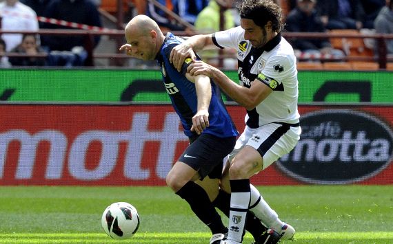 Tommaso Rocchi, Alessandro Lucarelli - Inter-Parma
