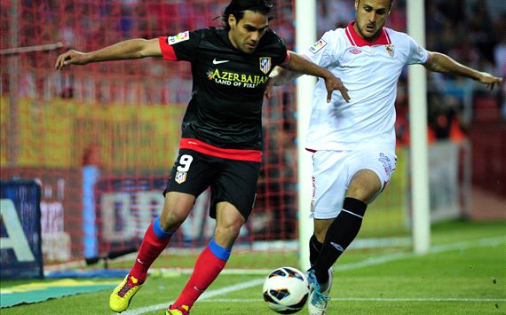 Radamel Falcao, Cala, Sevilla - Atletico de Madrid