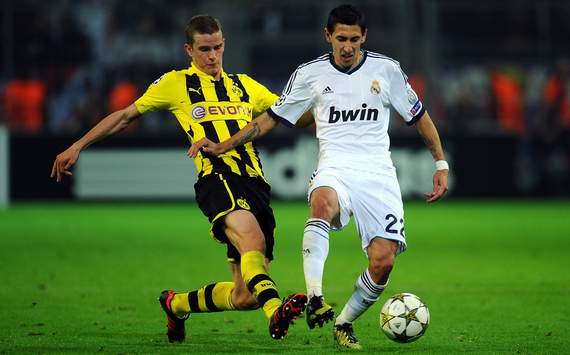Angel di Maria & Lars Bender - Real Madrid v Dortmund