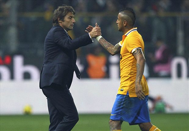 Vidal open to joining Conte at Chelsea