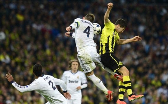 Sergio Ramos, Robert Lewandowski | Real Madrid v Borussia Dortmund | UCL