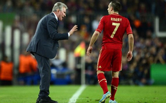 Jupp Heynckes, Frank Ribery | FC Barcelona - Bayern Munchen | UCL