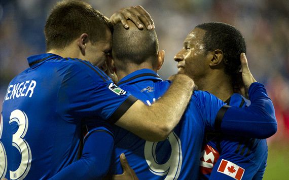 Andrew Wenger, Marco Di Vaio, Patrice Bernier - Montreal Impact