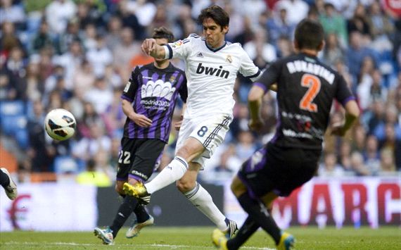 Kaka, en el Real Madrid - Valladolid