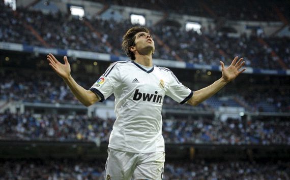 Kaka, en el Real Madrid - Valladolid