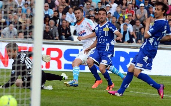 Ligue 1 : Andre-Pierre Gignac (Olympique de Marseille vs SC Bastia)