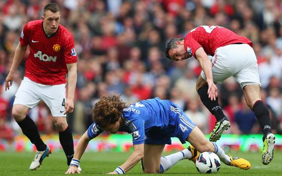 Robin van Persie, David Luiz & Phil Jones